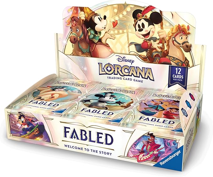 Booster Lorcana Fabled, Disney Lorcana Booster, Lorcana TCG Fabled