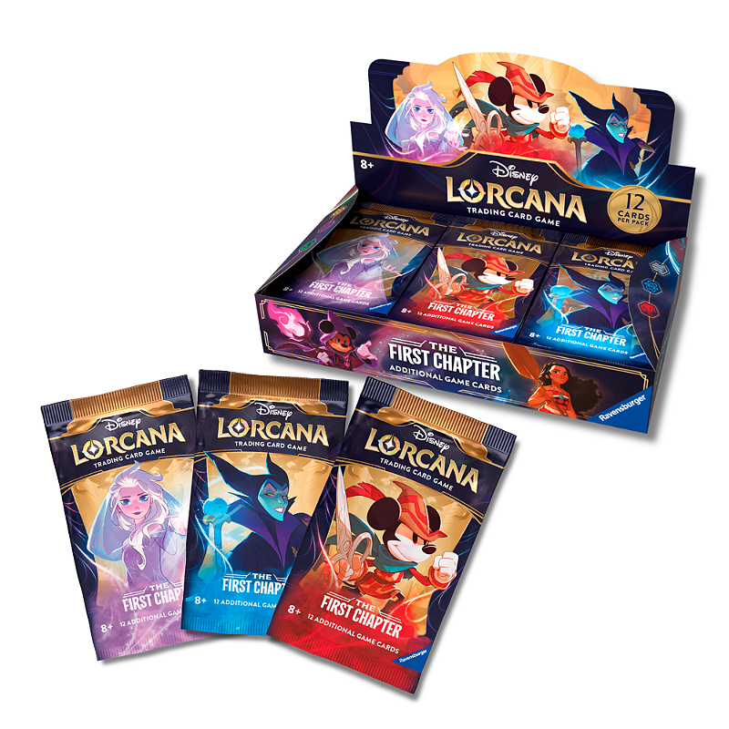 Caixa de Booster Disney Lorcana Set 1 The First Chapter - Loja