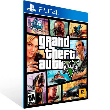 GRAND THEFT AUTO V GTA 5 - PS4 - PSN MÍDIA DIGITAL - LEGAMES - Loja com os  melhores preços em Jogos em Mídia Digital
