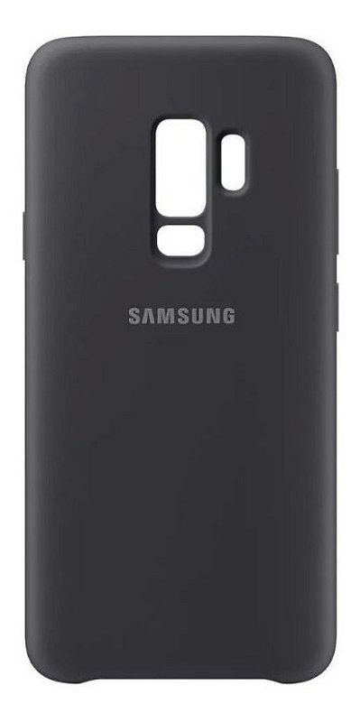 Capa Samsung Protetora Silicone Galaxy S9 Original Aveludada Preta - Sky  Dreams