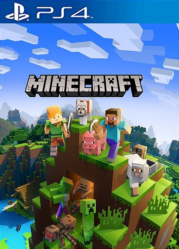 Minecraft PS4 Midia digital Promoção - Raimundogamer midia digital