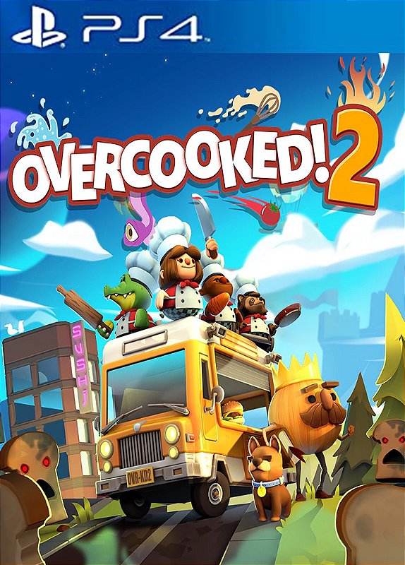 Overcooked! 2 Ps4 Mídia Digital Promoção - Raimundogamer midia digital