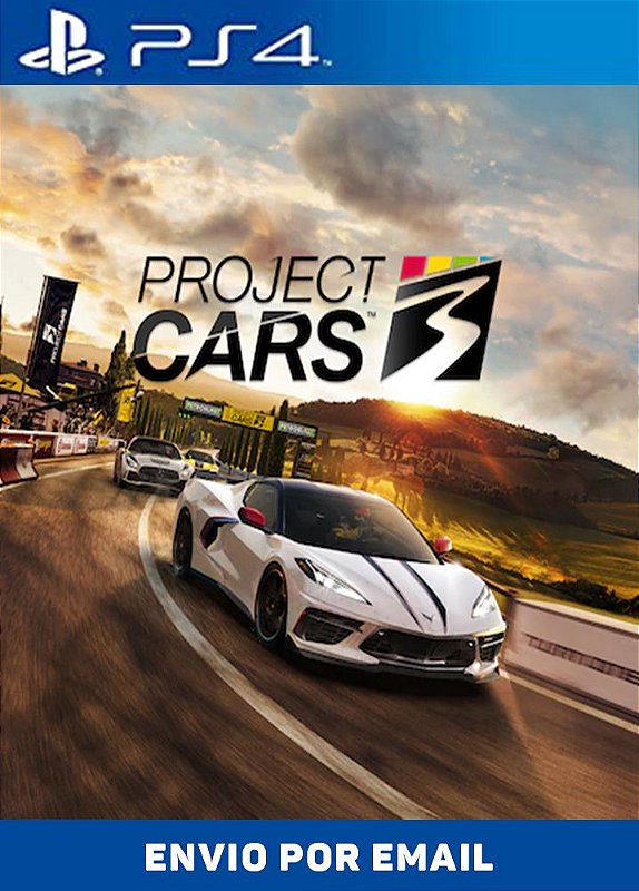 Project CARS 3 - PS4 - Mídia Física - VNS Games - Seu próximo jogo está  aqui!
