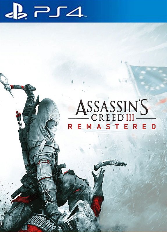 Assassin's Creed 3 III Remastered - PS4 - VNS Games - Seu próximo jogo está  aqui!