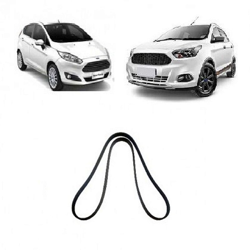 CORREIA DE ACESSÓRIOS (POLY - V) FORD KA/NEW FIESTA 14/21