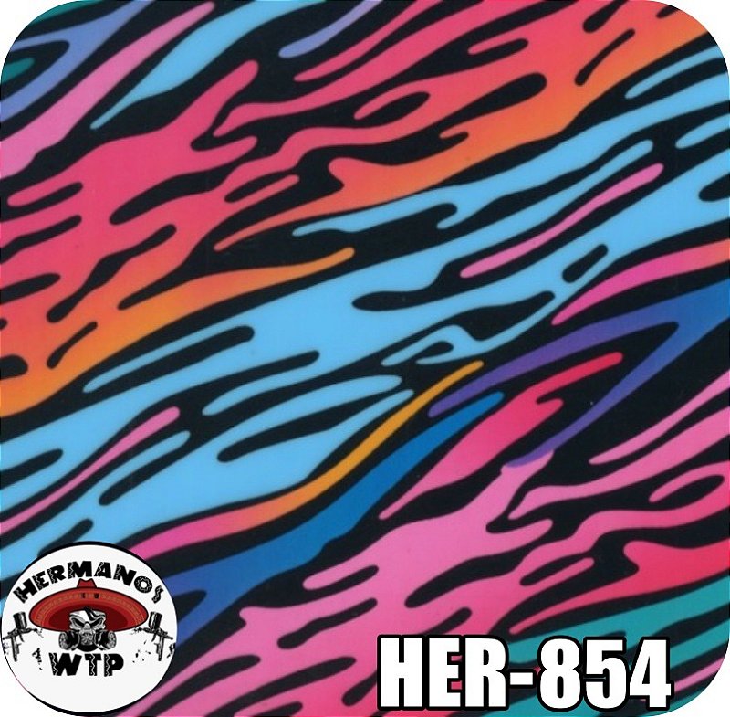 Película pintura Hidrográfica Rainbow Zebra - HERMANOS WTP PINTURA