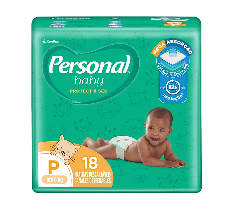 Compre Fralda Personal Baby Tamanho Extra Grande Com 20 Unidades