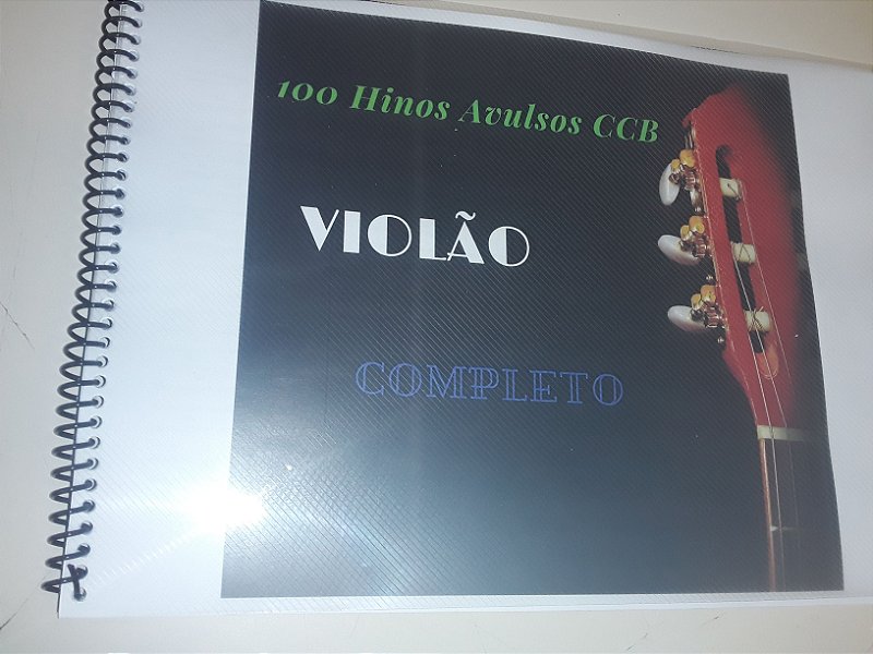 100 Hinos Avulsos Ccb Cifrados Para Violao Folha A4 Apostila Ccb