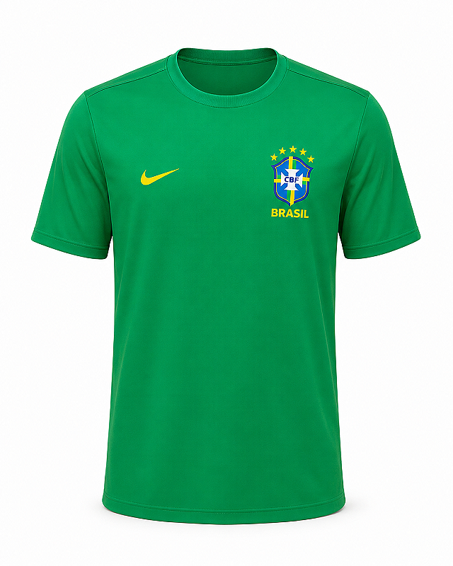 Camiseta Seleção Brasileira Torcedor Dry Fit