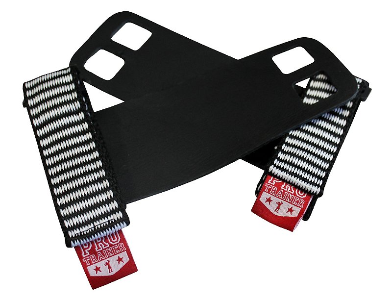 Grip 2 Furos em Couro Preto