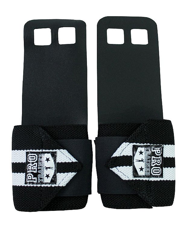 Grip com Munhequeira Preto com Branco