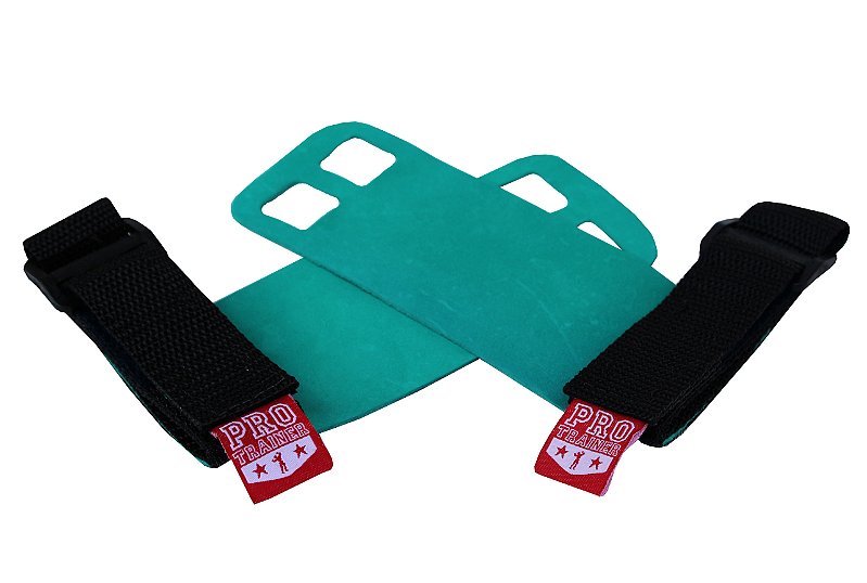 Grip 2 Furos em Couro Verde