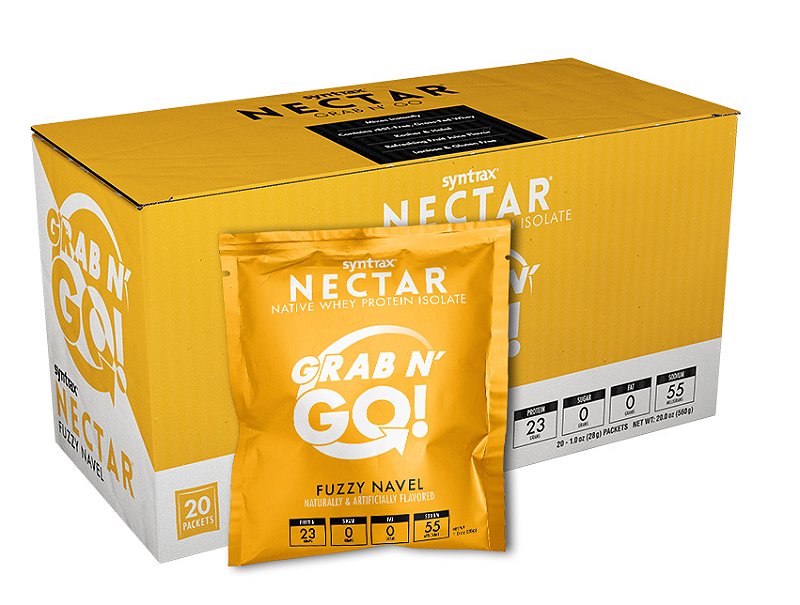 NEW GRAB N´GO Nectar Syntrax - Whey Isolado Importado sabor Fuzzy