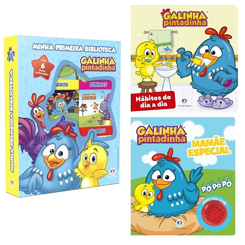 Livro Cartonado Galinha Pintadinha - Hábitos do dia a dia - Ciranda Cultural