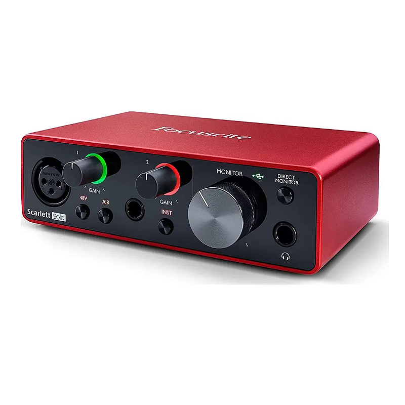 Interface Áudio Usb Focusrite Scarlett 2i2 MOSC0024 Geração 3 Novo