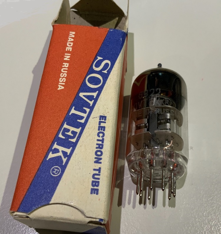 Válvula 6922 e88cc Sovtek russa morttivintageaudio