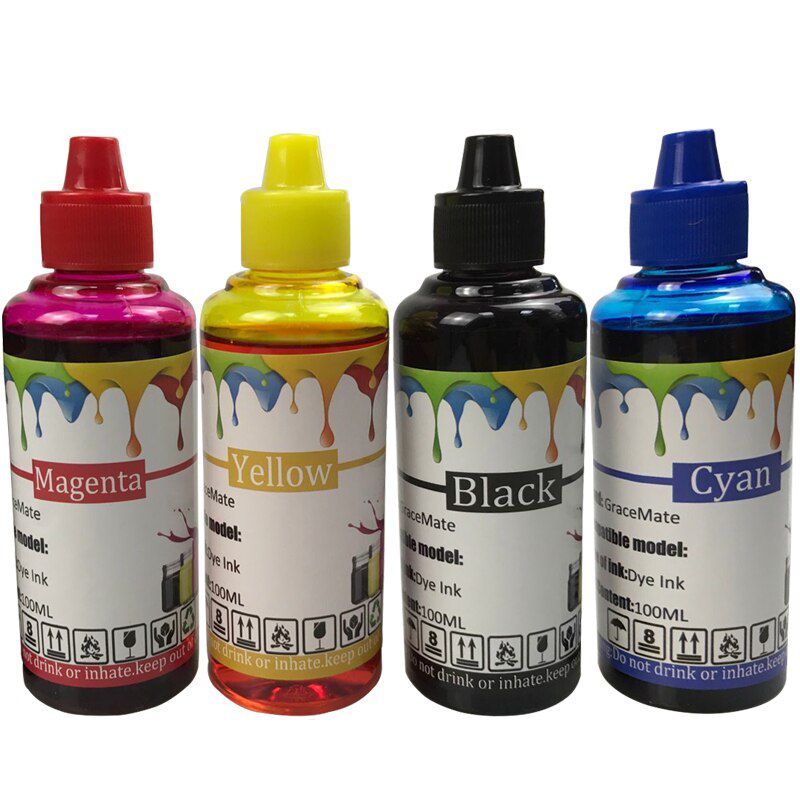 Tinta Epson Ecotank 100ml Para Impressoras L3110 L120 L3150 L4160 Pm525 L210 L6161 L4150 L6191 7516