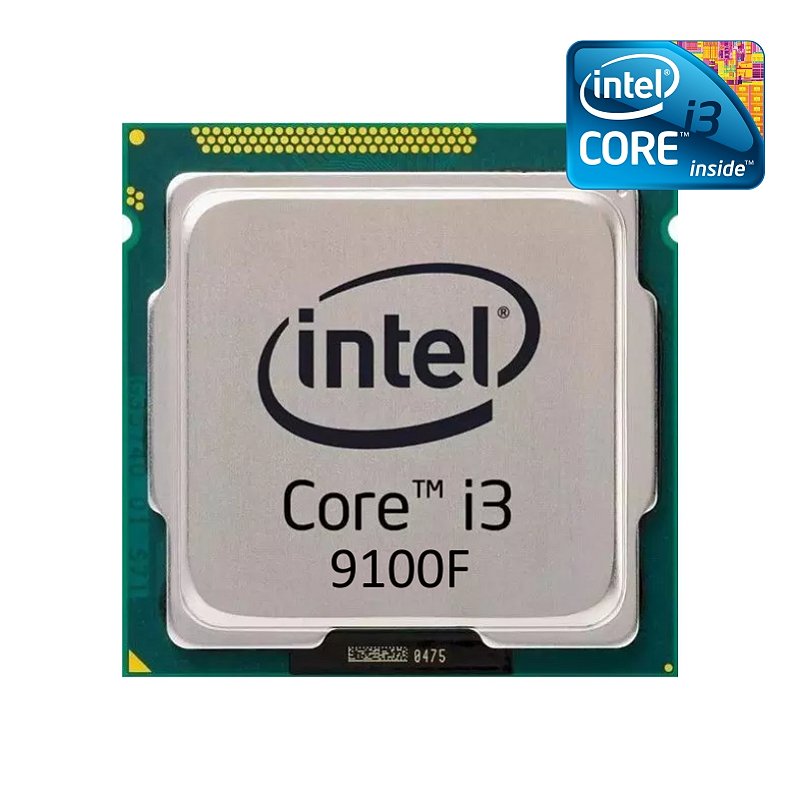 Processador Intel 9º Geração Core i3-9100F (Sem Vídeo) LGA 1151  4-Cores 4-Threads OEM