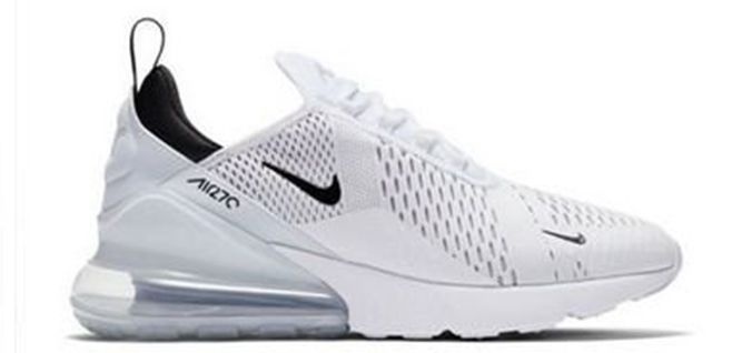 nike air max 270 branco e preto