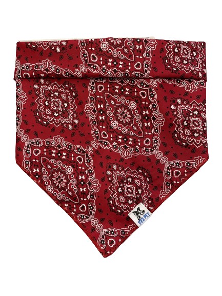 Bandana para Cachorro Mandala Tradicional Vermelha - P23 Pet