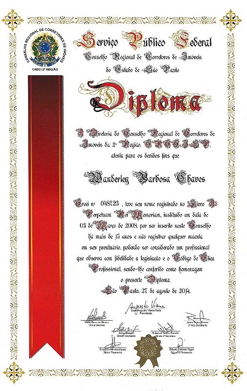 Diploma Creci