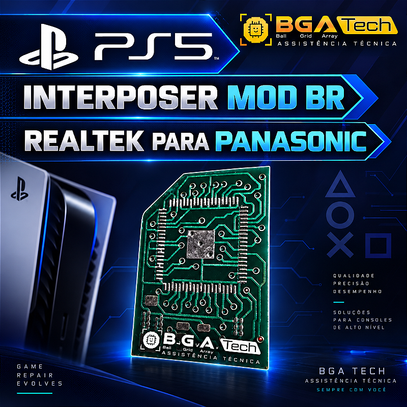 PLACA INTERPOSER PARA PS5 REALTEK PARA PANASONIC.