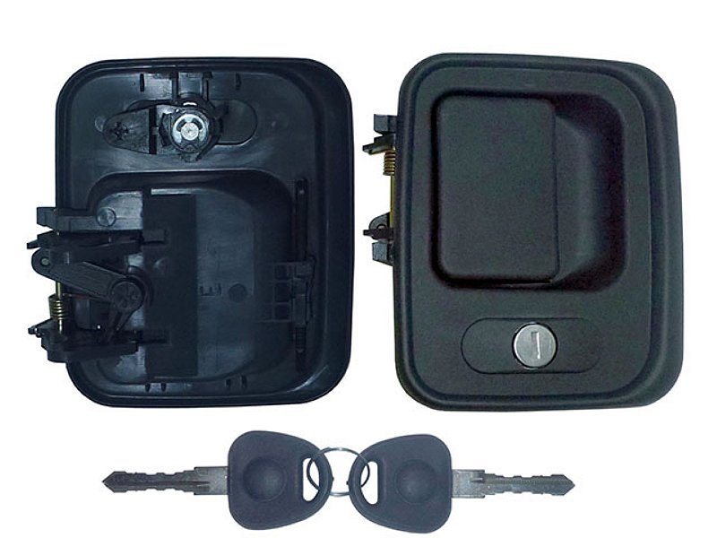 Macaneta Externo Porta Esq.C/ Chave Cinza Mercedes 914C 712C