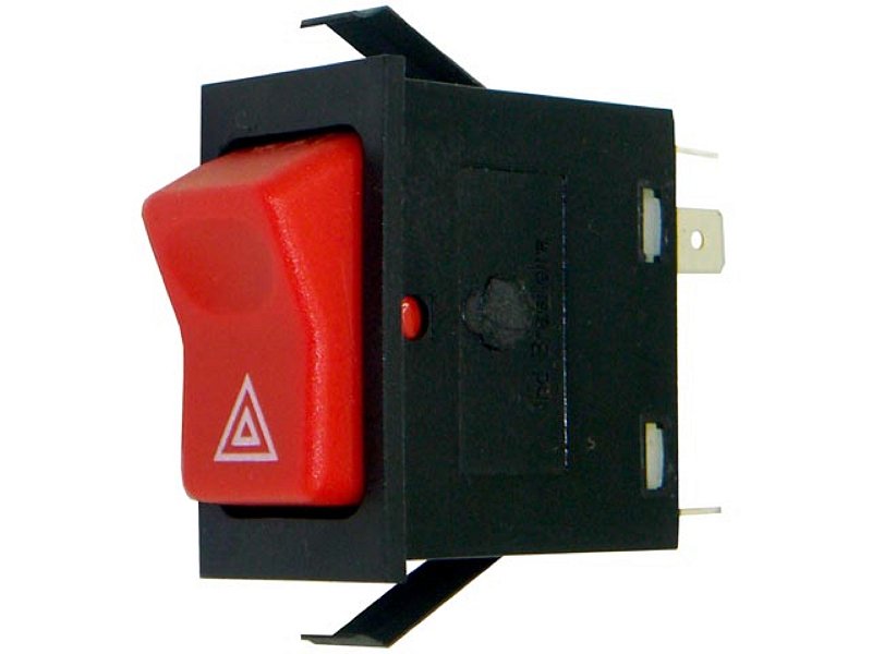 PP-「P」 Interruptor Luz Advertencia 24 Volts Mercedes L1618/1620/21/1218
