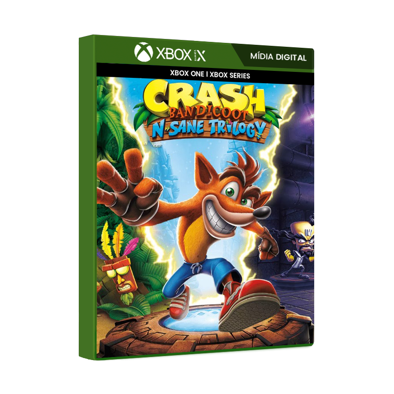 Crash BandicootN. Sane Trilogy para PS5 - Mídia Digital - Minutegames