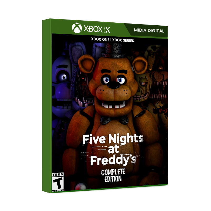 five nights at freddy's 1/2/3/4 Xbox One Mídia Digital - ALNGAMES
