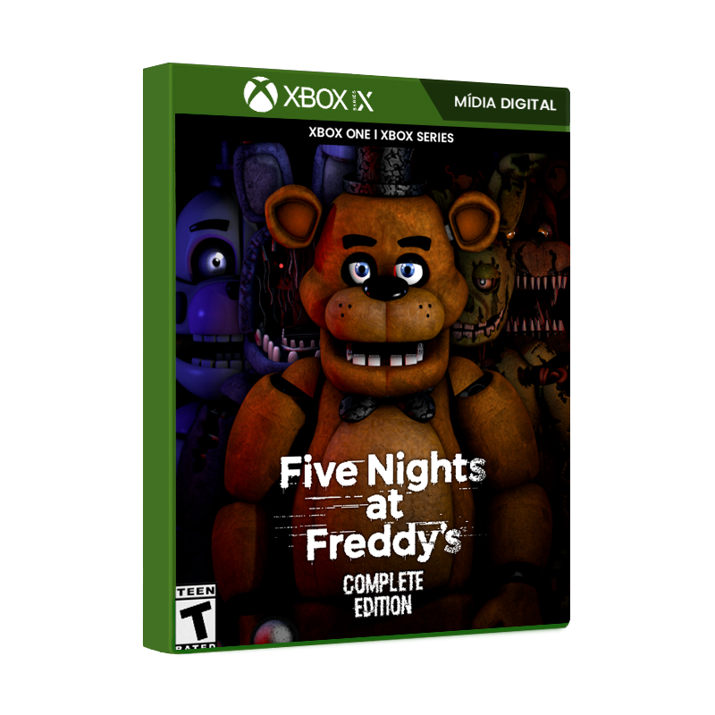 five nights at freddy's 1/2/3/4 Xbox One Mídia Digital - ALNGAMES - JOGOS  EM MÍDIA DIGITAL