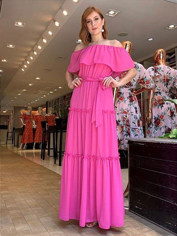 VESTIDO MANGO - Outlet (Cores: rose / pink) - H.Brand Store
