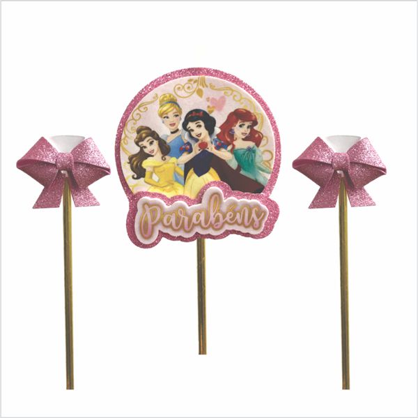 BOLO PRINCESAS DA DISNEY 👸👸👸 Decoração Infantil para Meninas 