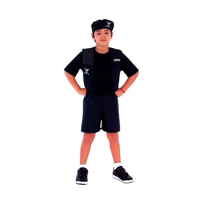 Fantasia Masculina Infantil Curta Pirata Red Sulamericana