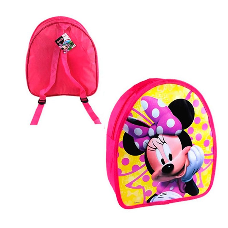 Mochila Escolar Feminina Minnie Mouse Etihome Shop Macrozao