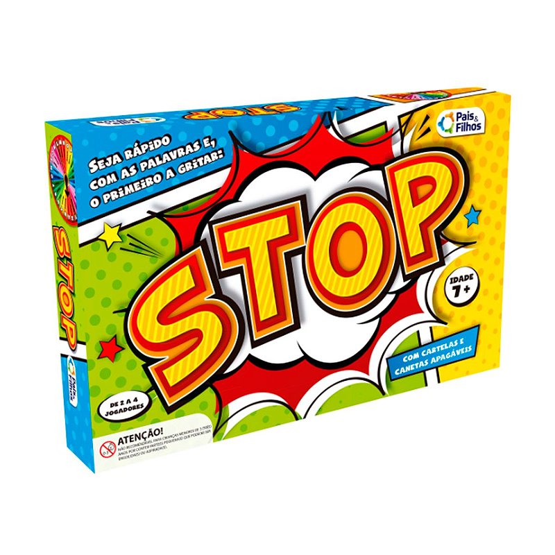 Jogo Stop Pais E Filhos Shop Macrozao 7067