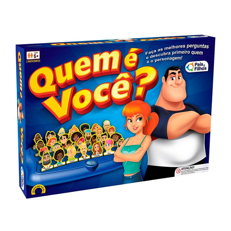 Jogo Quem é Você Pais E Filhos Shop Macrozao 0766