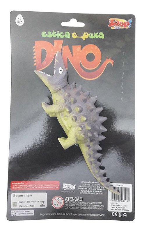 Dinossauro Estica e Puxa Dino - Zoop Toys