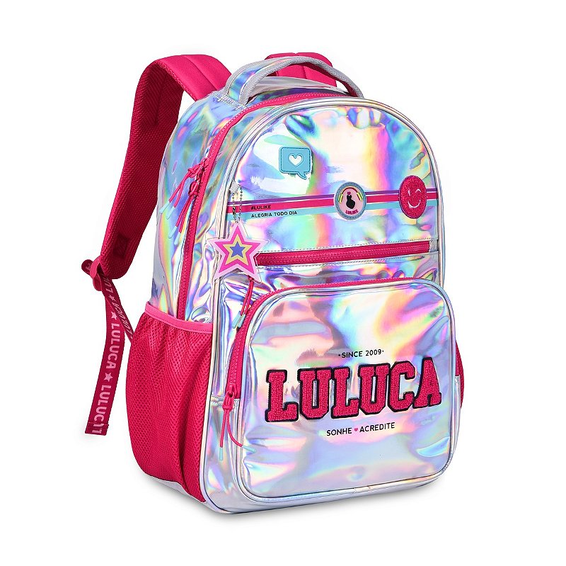 Mochila De Costas CLIO Luluca Holográfica