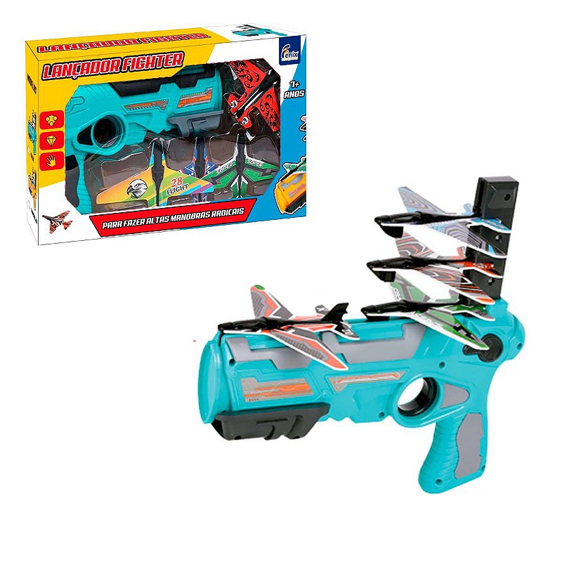 Arminha de Brinquedo com som e led infantil cor azul - Shop Macrozao