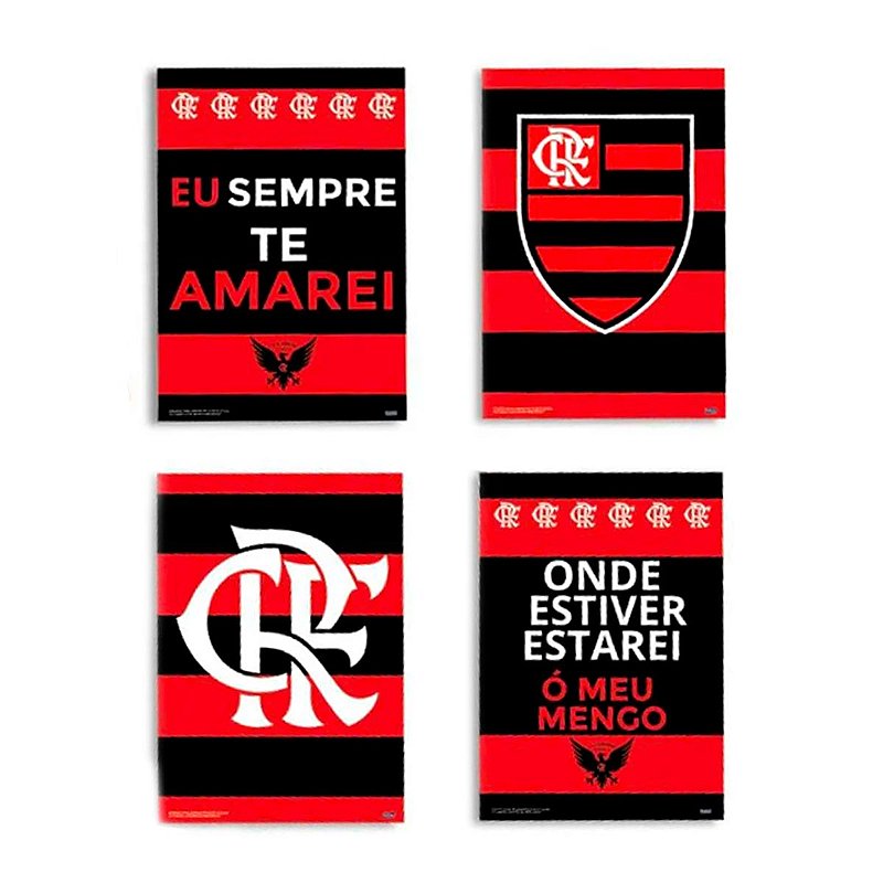 Quadros Decorativos Flamengo Festas 4Un Festcolor Shop Macrozao quadros-decorativos-flamengo-festas-4un-festcolor-shop-macrozao