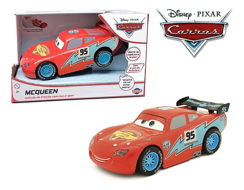 Carro Corrida Mcqueen Carrinho A Fricção Divertido Mini Car