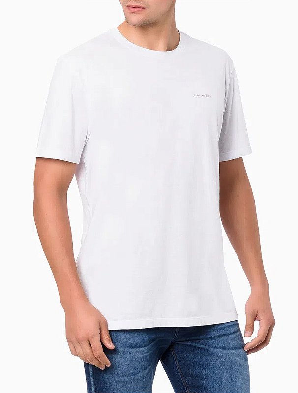 CAMISETA CKJ LOGO BASICO BRANCO - Donnoz