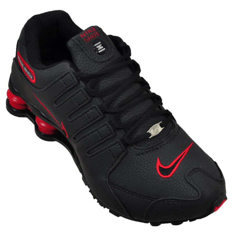 Tênis Nike Shox NZ 4 Molas Preto/Red Lançamento Premium Compre Já - Izzy  Shoes