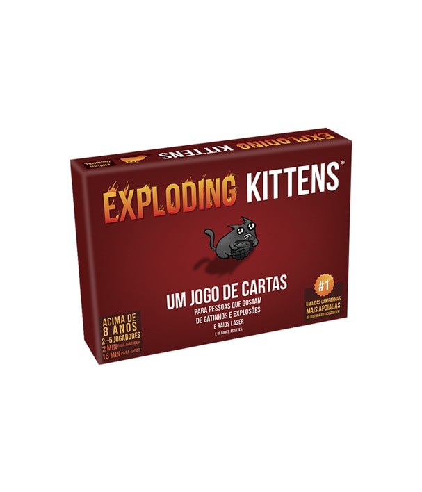 Exploding Kittens - Jogo de Cartas - Galápagos Jogos (em português
