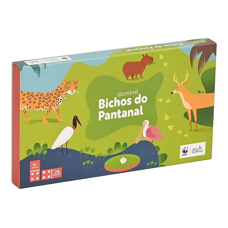 Jogo da Memória Bichos do Pantanal - ARAQUARELA