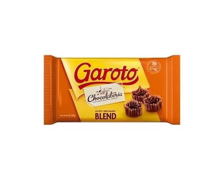 Barra Chocolate Cobertura Blend 2,1kg - Garoto