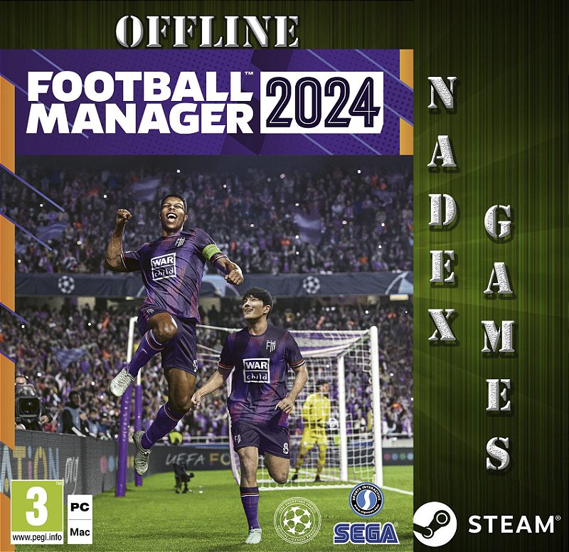 Football Manager 2024 + Ingame Editor Steam Offline Nadex Games