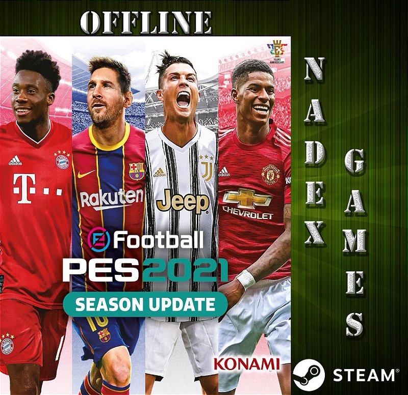 Efootball PES 2021 Season Update Steam Offline + JOGO  