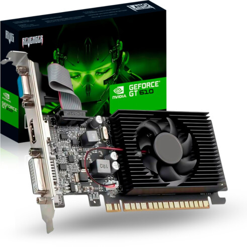 SODIAL-Carte Graphique GT610 DDR3 True 2GB 810MHZ Carte VidéO D